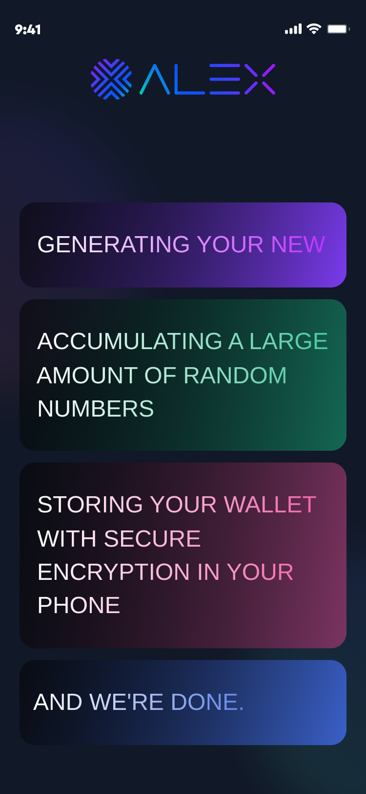 AlexWallet - Crypto Wallet & Web3 App Template