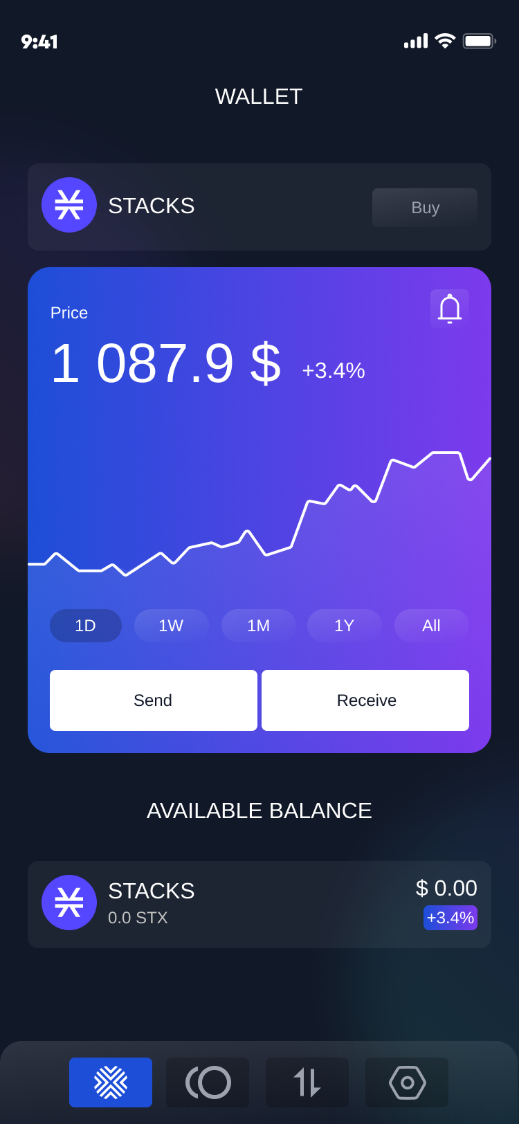 AlexWallet - Crypto Wallet & Web3 App Template